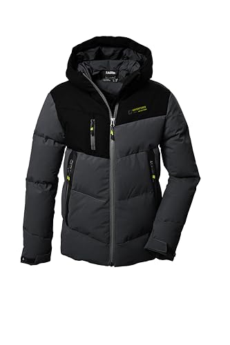 killtec Jungen Steppjacke/Winterjacke mit Kapuze KOW 376 BYS QLTD JCKT, anthrazit melange, 128, 42212-000 im Sale